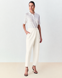 Calça de tricot Pietra - Off White 
