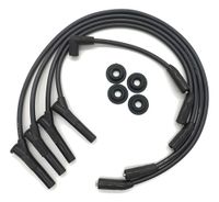 Foto do produto CABO VELA SILICONE VW FUSCA 1.6 AR COM PINO E SIMILARES PRETO-056