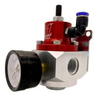 Foto do produto DOSADOR COMBUSTÍVEL ESFÉRICO 1-1 COM MANÔMETRO GRANDE PRATA/VERMELHO-077