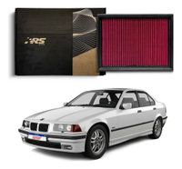 Foto do produto FILTRO AR ESPORTIVO INBOX BMW SÉRIE 3 E36 E SIMILARES VERMELHO-062