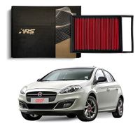 Foto do produto FILTRO AR ESPORTIVO INBOX FIAT BRAVO 1.8 ETORQ 2010 ATÉ 2017 E SIMILARES VERMELHO-062