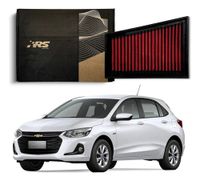 Foto do produto FILTRO AR ESPORTIVO INBOX GM ONIX LT 1.0 3C TURBO 2019 EM DIANTE E SIMILARES VERMELHO-062