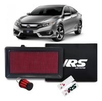 Foto do produto FILTRO AR ESPORTIVO INBOX HONDA CIVIC 1.5 16V 173CV TURBO 2017 EM DIANTE E SIMILARES VERMELHO-062