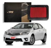Foto do produto FILTRO AR ESPORTIVO INBOX TOYOTA COROLLA 1.8 2008 EM DIANTE E SIMILARES VERMELHO-062