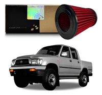 Foto do produto FILTRO AR ESPORTIVO INBOX TOYOTA HILUX 2.8 8V DIESEL CS 77CV 1997 EM DIANTE E SIMILARES VERMELHO-062