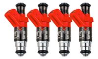 Foto do produto Jogo 4 Bico Injetores Ft Injector 80 Lb/h Alta Impe Fueltech