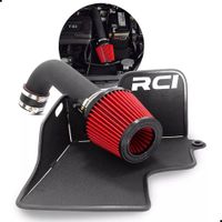 Foto do produto KIT INTAKE GOLF GTI 2.0 TSI 2014 EM DIANTE COM FILTRO VERMELHO-057