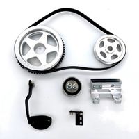 Foto do produto KIT POLIA VW FUSCA COM RODA FÔNICA PRATA-010