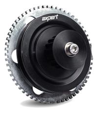Foto do produto POLIA RODA FÔNICA COM SUPORTE SENSOR E ENGRENAGEM PARA BOMBA ÓLEO ESPERA PARA DAMPER VW AP 16V PRETA-027