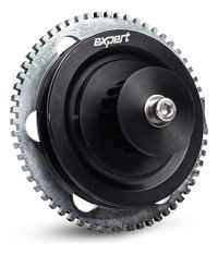 Foto do produto POLIA RODA FÔNICA COM SUPORTE SENSOR E ENGRENAGEM PARA BOMBA ÓLEO VW AP 8V PRETA-027