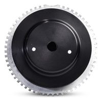 Foto do produto POLIA RODA FÔNICA COM SUPORTE SENSOR GM CHEVETTE PRETA-027