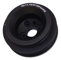 Foto do produto POLIA RODA FÔNICA V + POLI-V 2 CANAIS COM SUPORTE SENSOR VW GOLF MK3 PRETA-0112