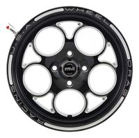Foto do produto RODA ARO 15 TALA 7 FURAÇÃO 4X100 MAGNUM PRETA-013