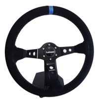 Foto do produto VOLANTE DAKAR CAMURÇA PRETO TARJA AZUL-041