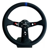 Foto do produto VOLANTE DAKAR COURO PRETO TARJA AZUL-041