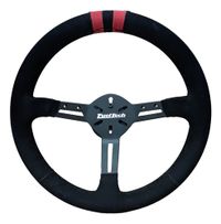 Foto do produto VOLANTE FTS SUEDE PRETO TARJA VERMELHA/PRETA-0115