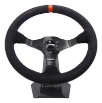 Foto do produto VOLANTE RING CAMURÇA PRETO TARJA VERMELHA-041
