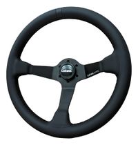 Foto do produto VOLANTE WRC COURO PRETO TARJA PRETA-041