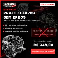 Foto do produto Mentoria PRO RACE: Projeto Turbo Sem Erros (Como Não Gastar Duas Vezes)