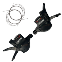 Foto do produto Alavanca  passador 3x7 GTS Rapid Fire 21v freio hidraulico