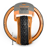 Foto do produto  pneu aro 29x2.25 pra bicicleta tubeless kevlar faixa marrom