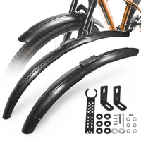 Foto do produto Paralama Bike Aro 26 Mtb Retrátil Nylon Dianteiro Traseiro