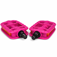 Foto do produto pedal de bicicleta infantil aro 16/14/20 rosa rosca fina 1/2