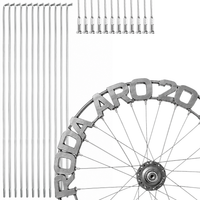 Foto do produto Raio Zincado 2.0mm 185mm Ou 190mm Niple pra bicicleta aro 20