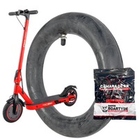 Foto do produto câmara de ar 10 2.50 para  patinete  Reforçada Válvula Reta