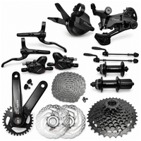 Foto do produto Kit Transmissão Shimano Cues 9 Velocidades Com Freio Hidráulico  MT200 Completo