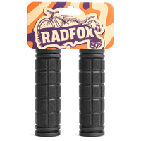 Foto do produto Manopla Bike RadFox Urban Block 150mm Borracha Preta