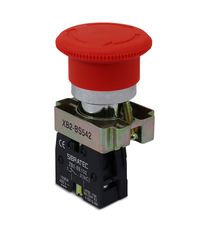 Foto do produto BOTAO DE EMERGENCIA METALICO COM TRAVA - MODELO: XB2-BS542 - 1NF