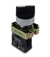 Foto do produto CHAVE SELETORA METALICA BD21 2 POSICOES 1NA MANOPLA CURTA