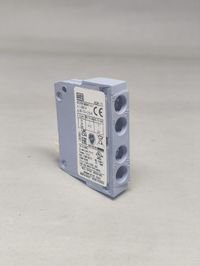 Foto do produto BLOCO CONTATOS MONTAGEM FRONTAL AZUL ACBF 1 NA 1 NF UE 230 VCA PARA DISJUNTOR-MOTOR MPW18/40/80