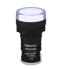 Foto do produto SINALEIRO LED AD22- 22MM 220/110V BRANCO
