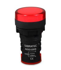 Foto do produto SINALEIRO LED AD22- 22MM 24V VERMELHO