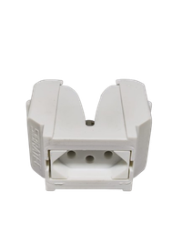 Foto do produto KIT SUPORTE GENERICO TWDIN + MODULO DE TOMADA BRANCA 2P +T DE 10A