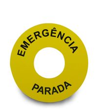 Foto do produto PLACA DE IDENTIFICACAO EMERGENCIA 22,0MM - PART B