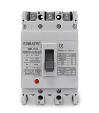 Foto do produto DISJUNTOR CAIXA MOLDADA TRIFASICO SIBRATEC  MODELO CM1- 100  DE 100A. PQ