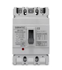 Foto do produto DISJUNTOR CAIXA MOLDADA TRIFASICO SIBRATEC  MODELO CM1- 225  DE 250A. PQ.