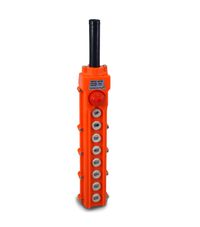 Foto do produto BOTOEIRA INDUSTRIAL  COB64H DE 8 BOTOES + EMERGENCIA - GIRA PARA SOLTAR
