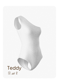 Body decote manga única - Teddy