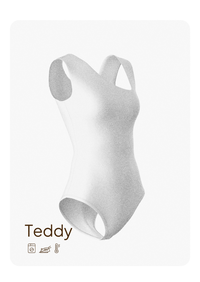 Body decote V diagonal - Teddy