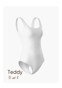 body alça teddy off white - promo