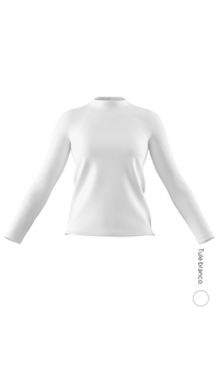 BLUSA DE TULE DECOTE ALTO