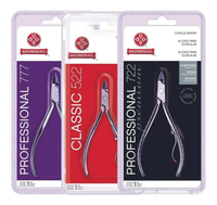 Foto do produto Kit 3 Alicate De Cutícula Profissional Mundial 522 722 777