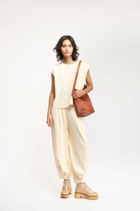 CALÇA ALADIM BOTOES - CREME