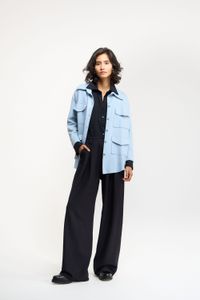 CALÇA RETA ALFAIATARIA  - PRETO