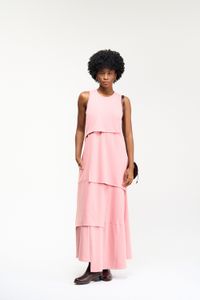 VESTIDO GEOMETRIA - ROSA