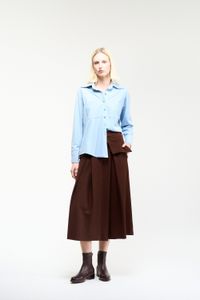 SAIA BOLSOS TEXTURIZADO - MARROM
